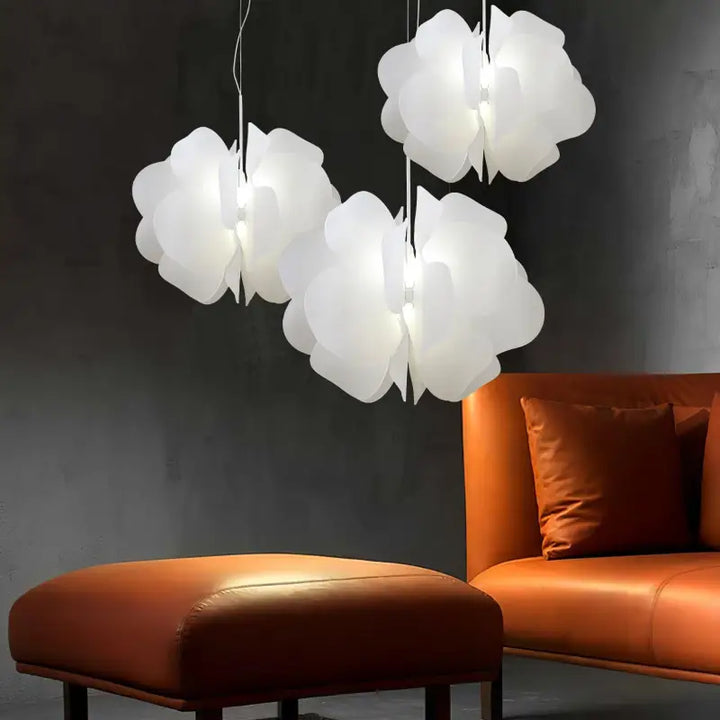 Suspension Luminaire Blanche En Céramique Design