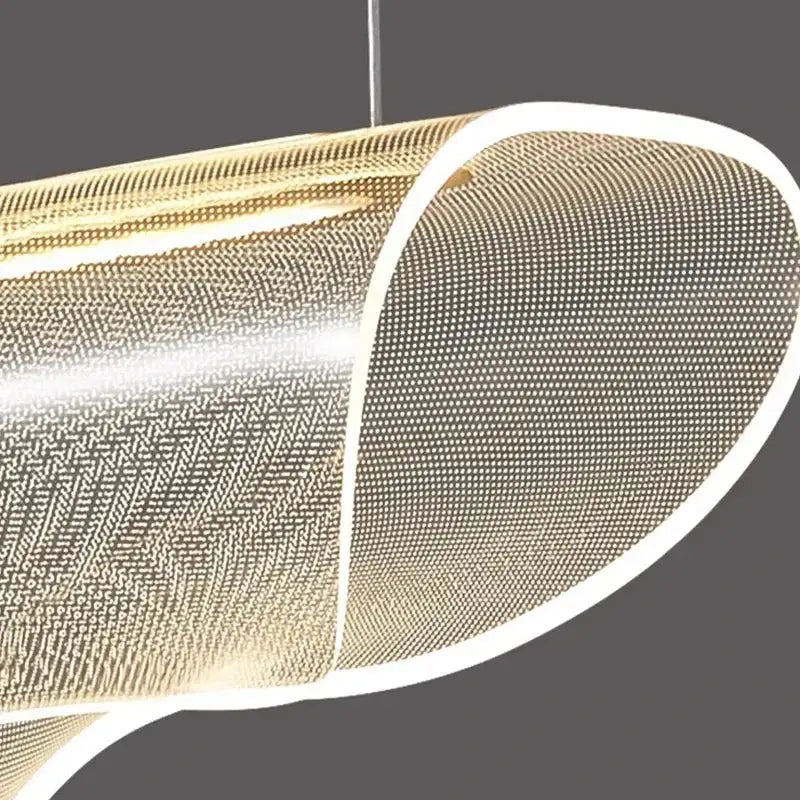 Suspension luminaire blanche LED avec un support noir ajustable

