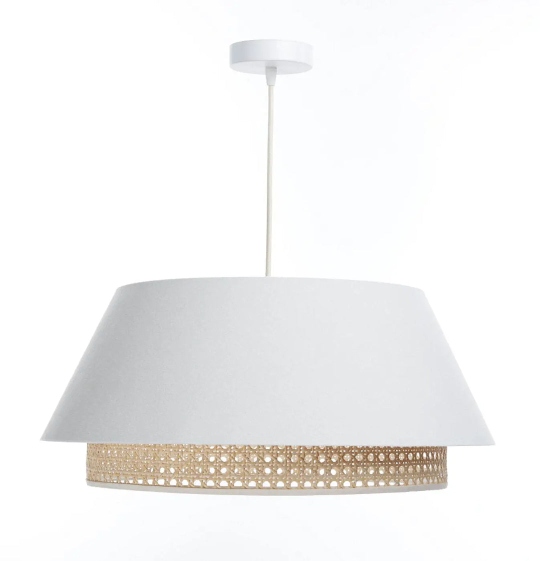 Suspension Luminaire | SENSEI RATTAN (Blanc)