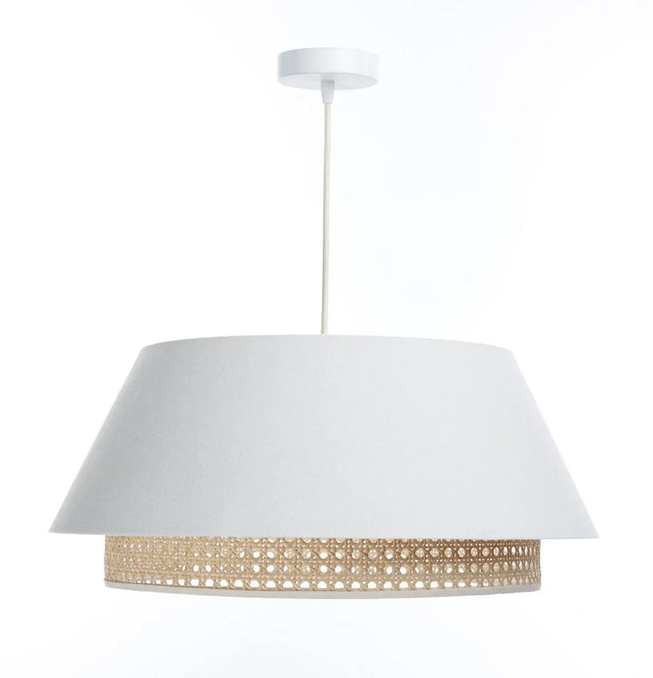 Suspension Luminaire | SENSEI RATTAN (Blanc)