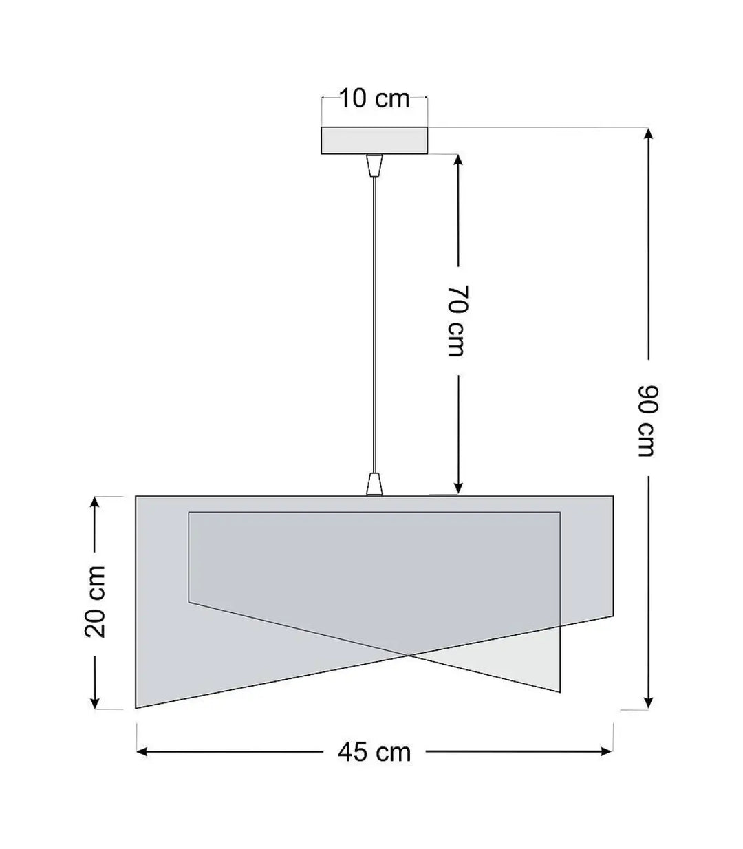 Suspension Luminaire | GALAXY AURIC (Blanc)