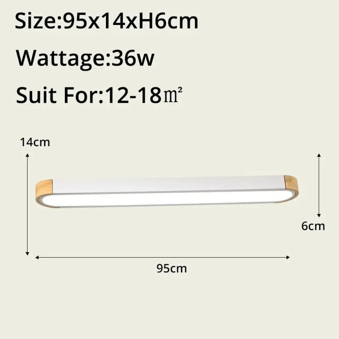 Suspension luminaire bois et verre design contemporain