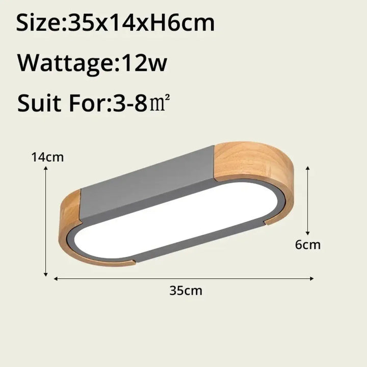 Suspension luminaire bois et verre design contemporain