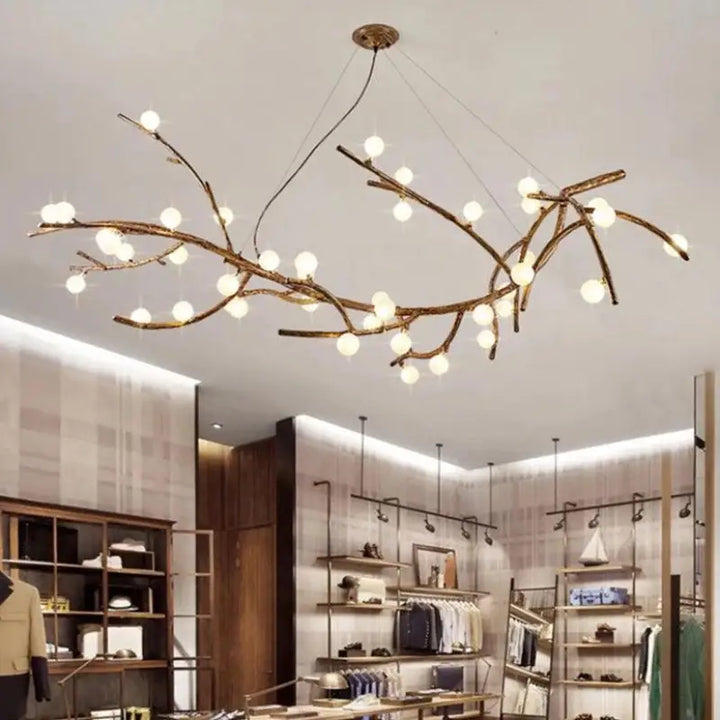 Suspension Luminaire Branche d’Arbre Design Naturel