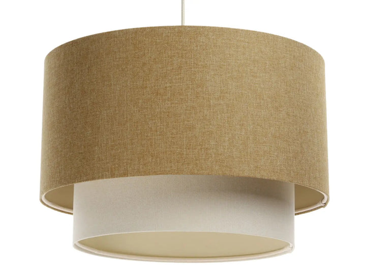 Pendant lamp Duo BOHO ELEGANT – Caramel/Ecru/Creme
