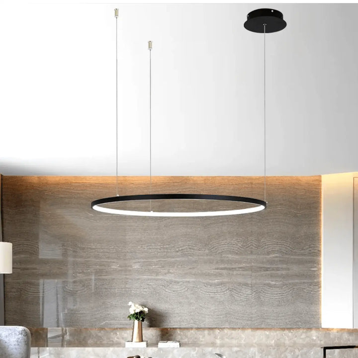 Suspension Luminaire Circulaire LED Anneaux