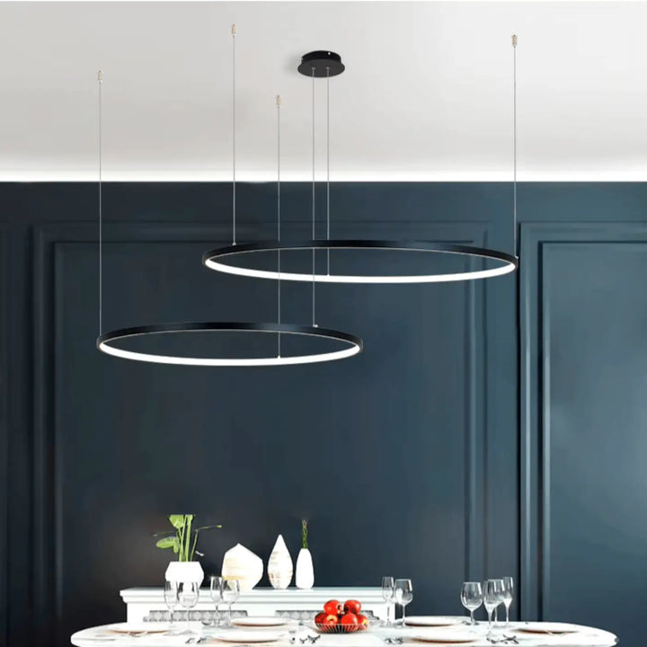 Suspension Luminaire Circulaire LED Anneaux