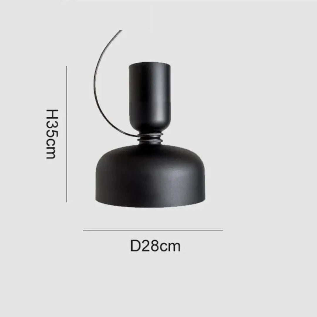 Suspension luminaire contemporaine blanche au style scandinave