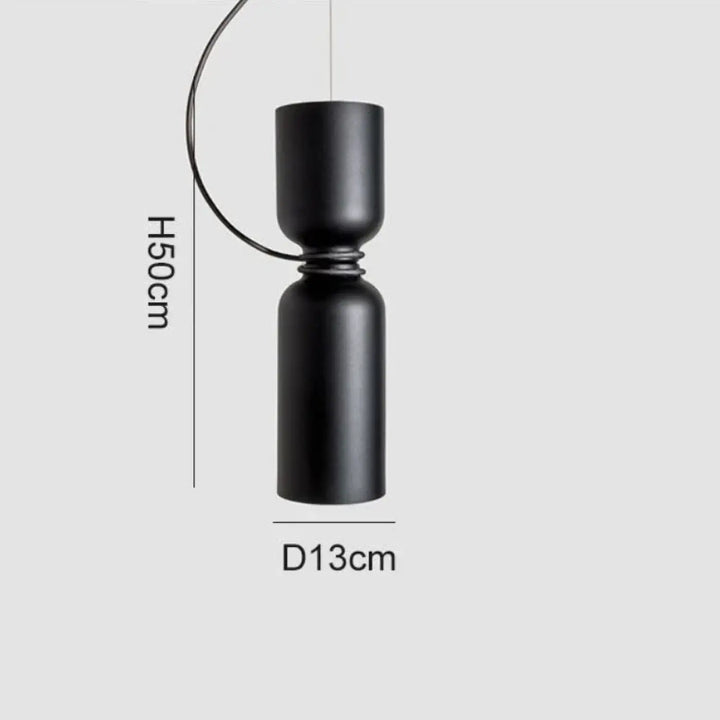 Suspension luminaire contemporaine blanche au style scandinave