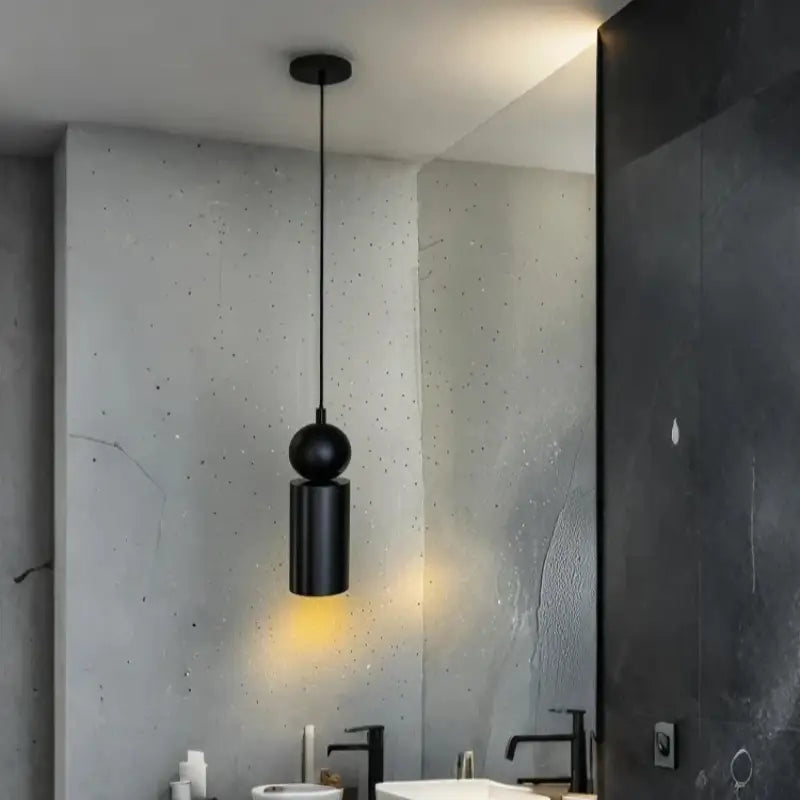 Suspension luminaire couleur doré burundy pour cuisine moderne

