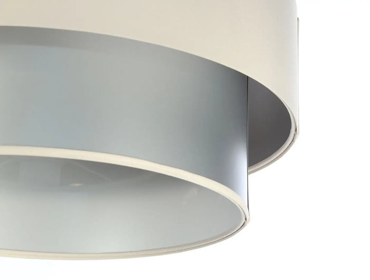 Suspension Luminaire | DUO (Creme/Argent)
