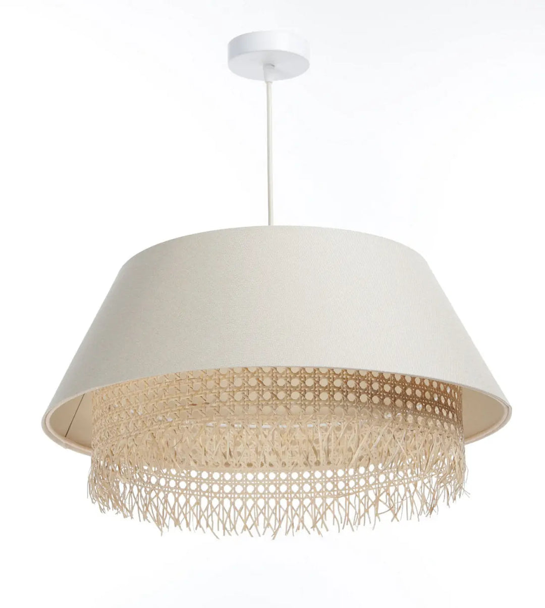 Pendant lamp Sensei Rattan – Creme