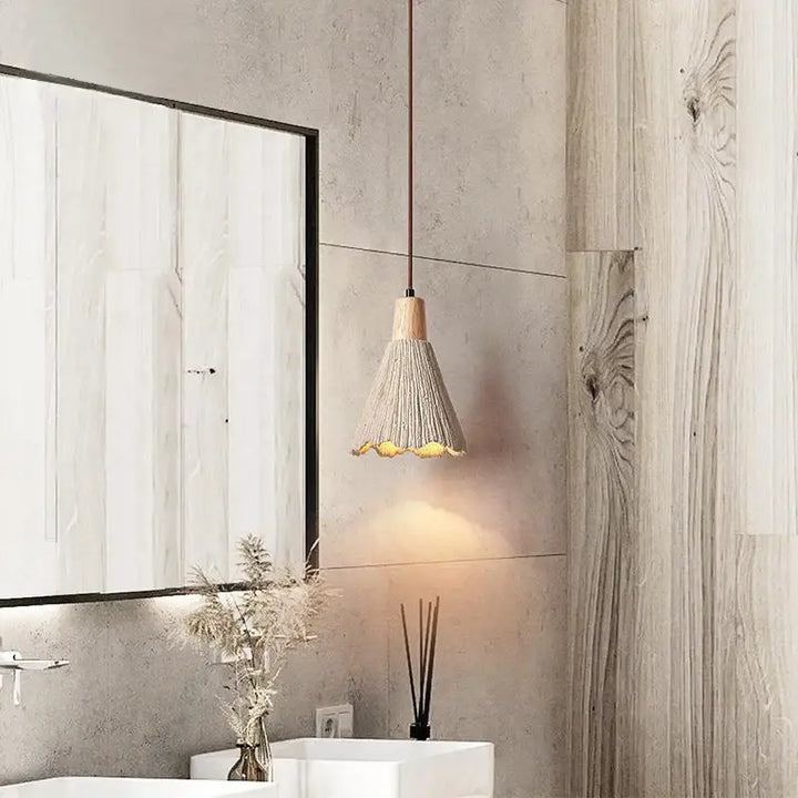 Designer bedroom, bedside pendant light designer showcase, homestay, Japanese retro restaurant, bar counter pendant lamp