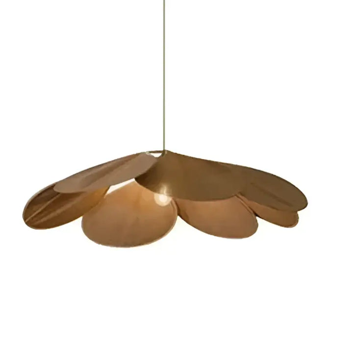 Suspension luminaire design aérienne en pétales au style moderne