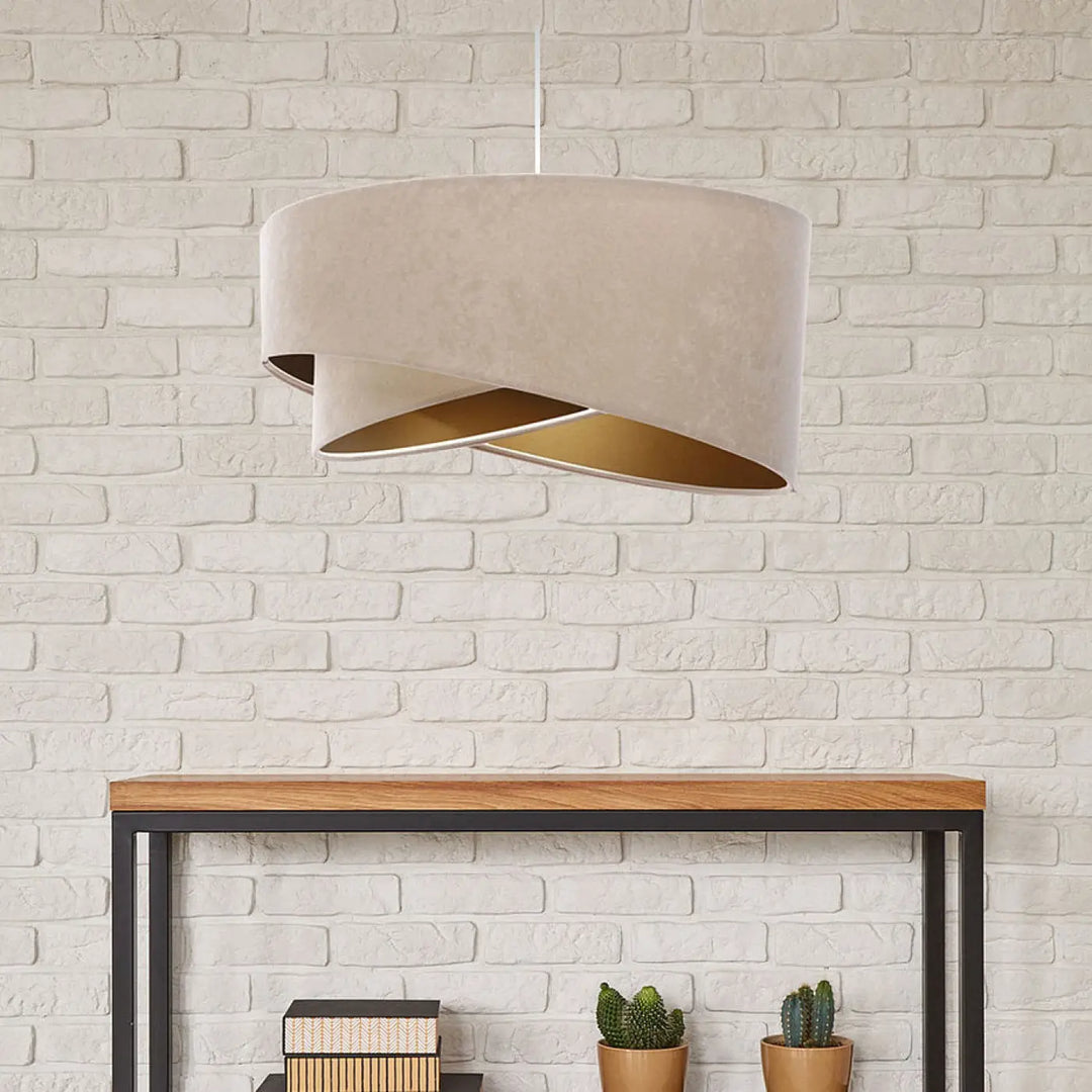 Suspension Luminaire | GALAXY AURIC  (Beige/Doré)