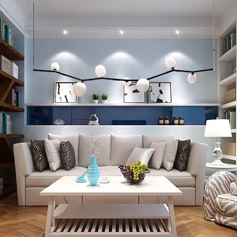 Suspension luminaire design contemporain ligne graphique