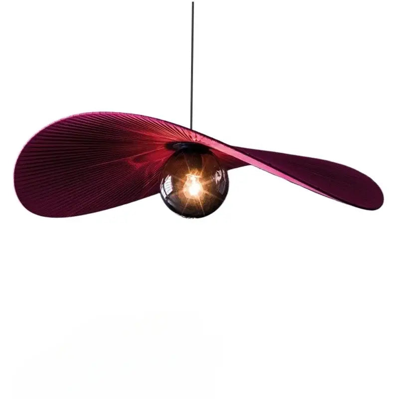 Suspension design contemporain en tissu élégant chic