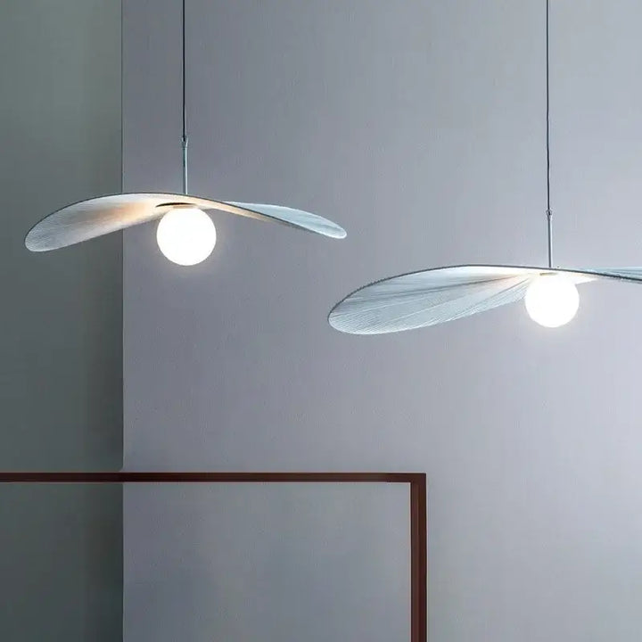 Suspension design contemporain en tissu élégant chic