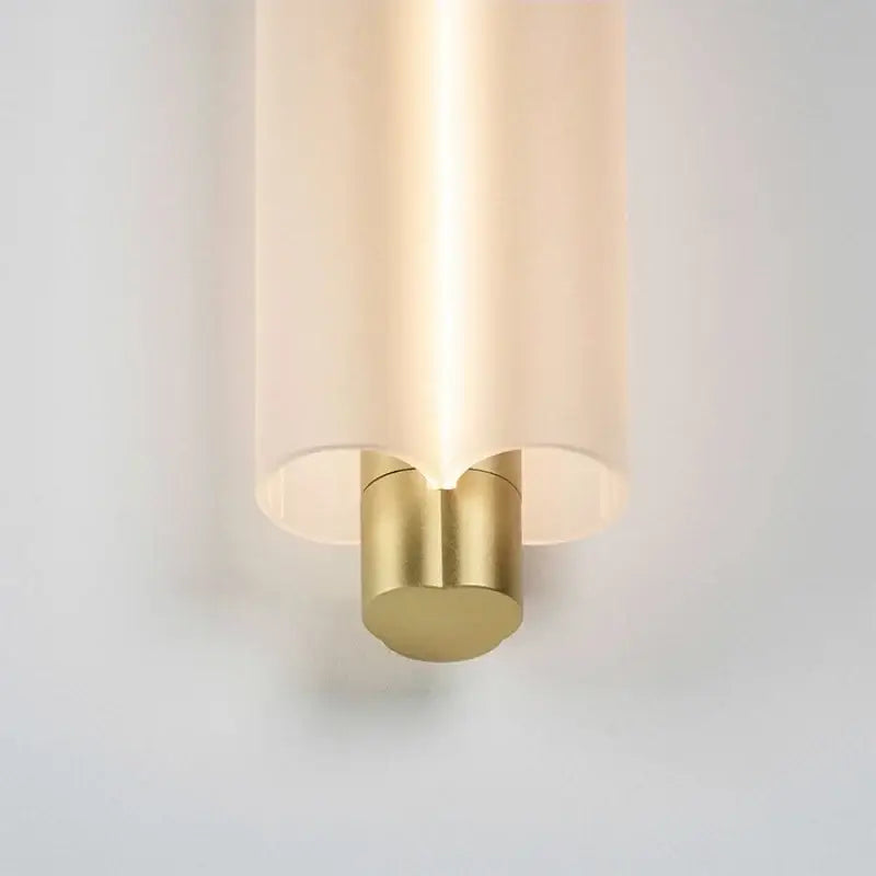 Suspension Luminaire Design Contemporaine Cylindre Verre Blanc