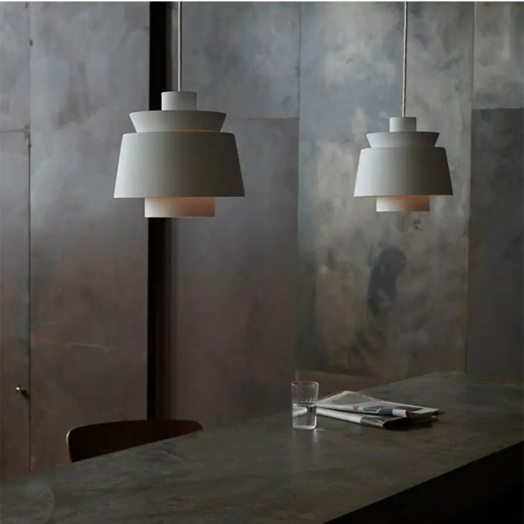 Suspension luminaire design moderne en métal coloré design