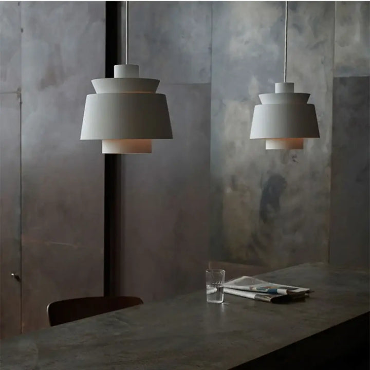 Suspension luminaire design moderne en métal coloré design