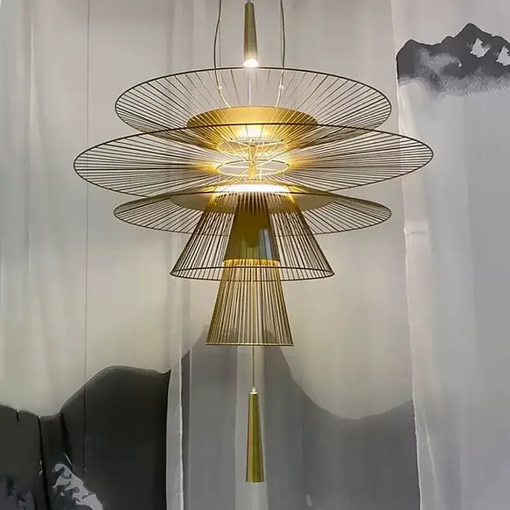 Suspension Luminaire Design Moderne Métal Style Industriel Chic