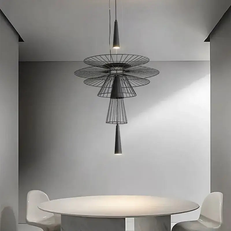 Suspension Luminaire Design Moderne Métal Style Industriel Chic