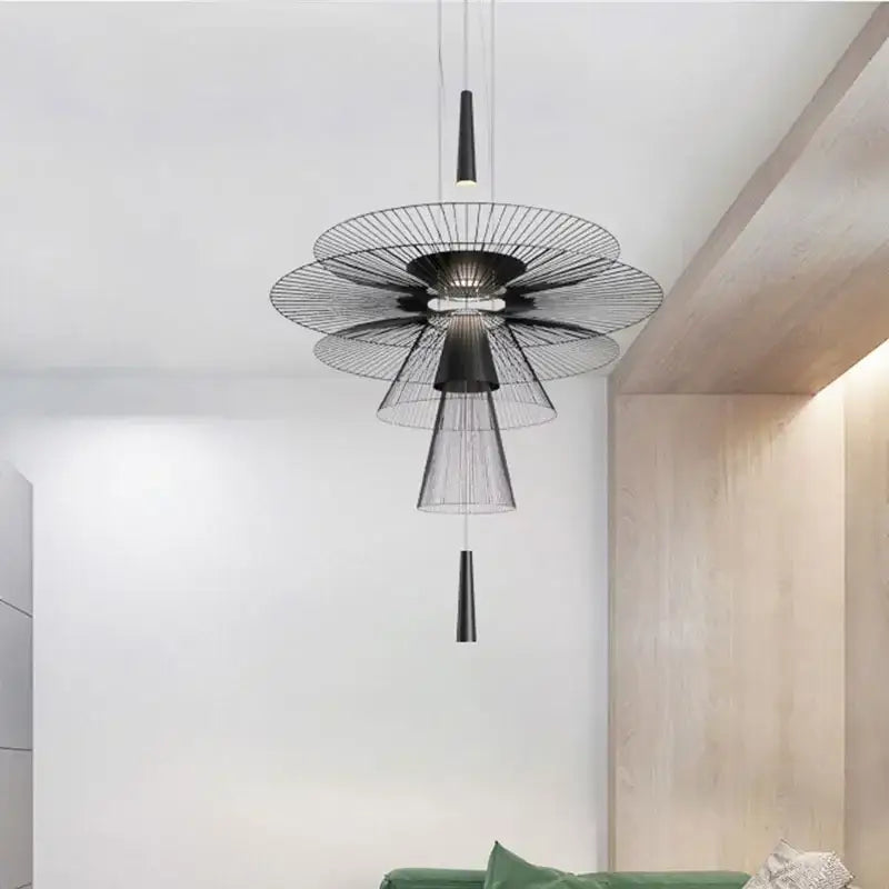 Suspension Luminaire Design Moderne Métal Style Industriel Chic