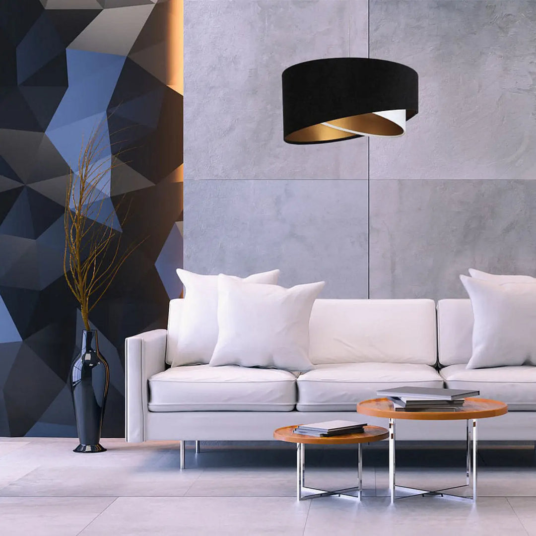 Suspension Luminaire | GALAXY AURIC  (Noir/Blanc)
