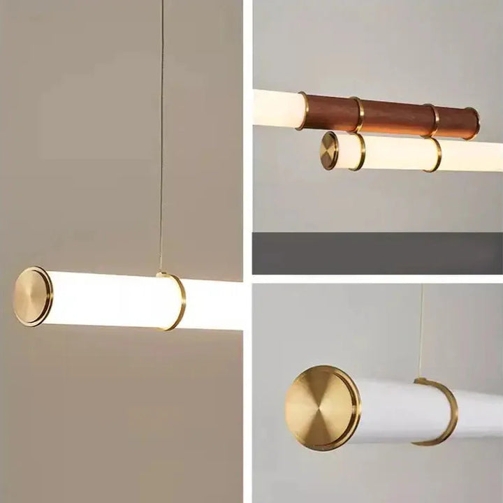 Suspension Luminaire au design rectiligne minimaliste

