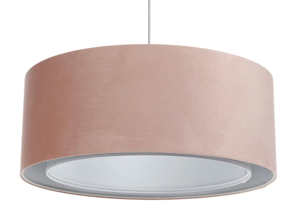 Pendant lamp Duo Jasmin – Old pink/Light grey
