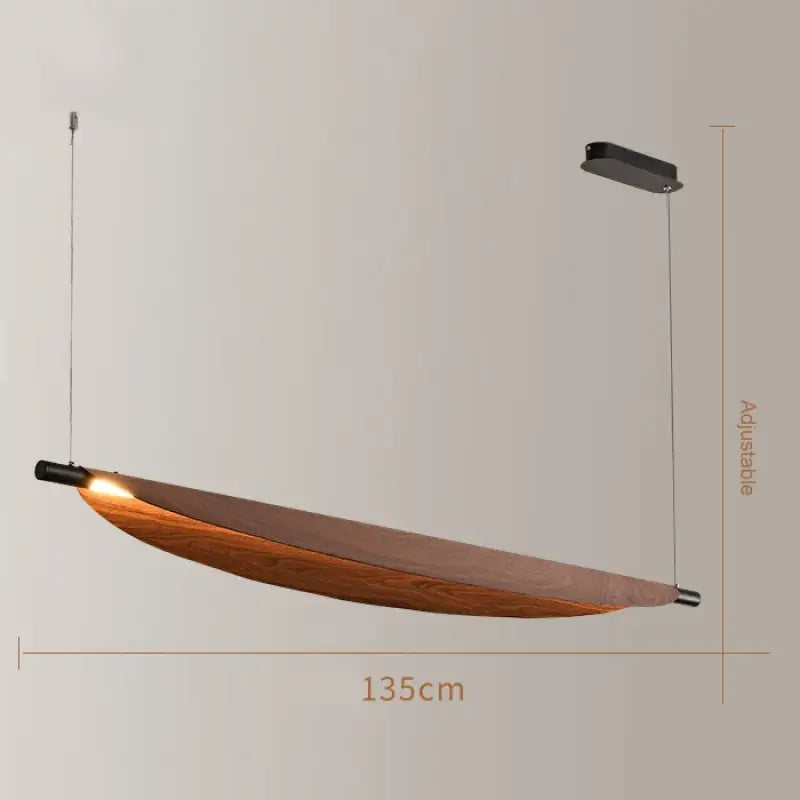 Suspension luminaire fer moderne design contemporain marron