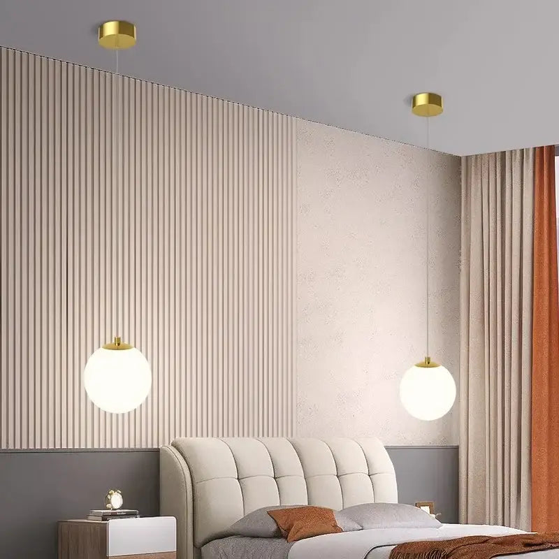 Suspension luminaire fine à LED pour cuisine moderne

