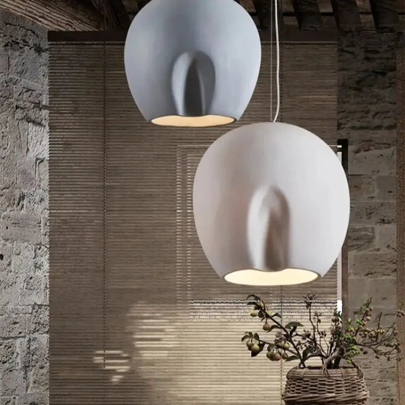 Suspension Luminaire Sphérique Pliée D’un Côté Touche Raffinée