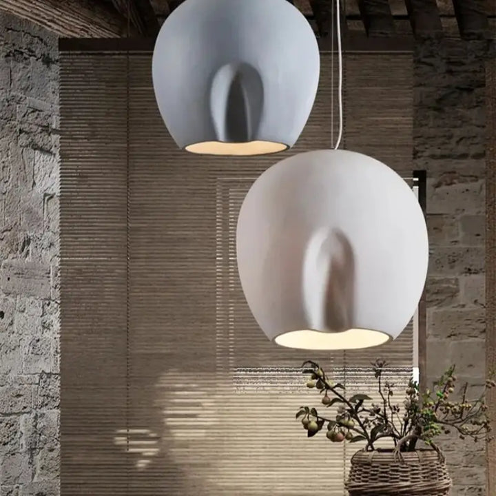 Suspension Luminaire Sphérique Pliée D’un Côté Touche Raffinée