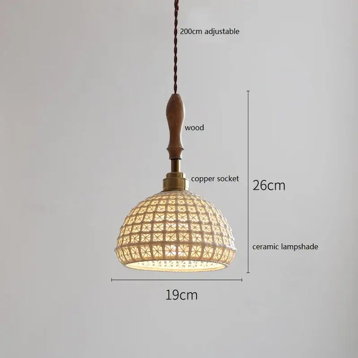 Suspension Luminaire à l’Effet Céramique pour Éclairer une Cuisine