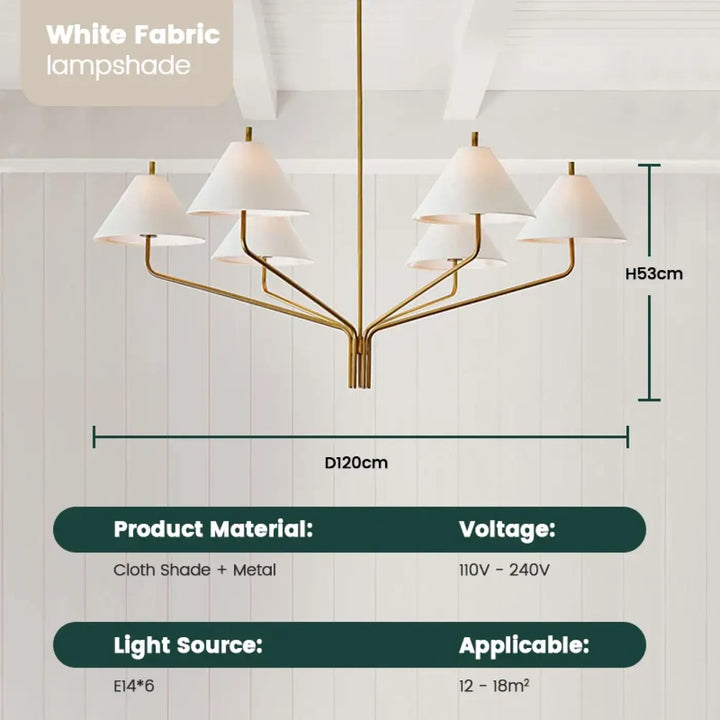 Suspension luminaire en métal style contemporain chic