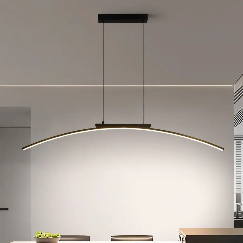 Suspension luminaire minimaliste pour cuisine contemporaine