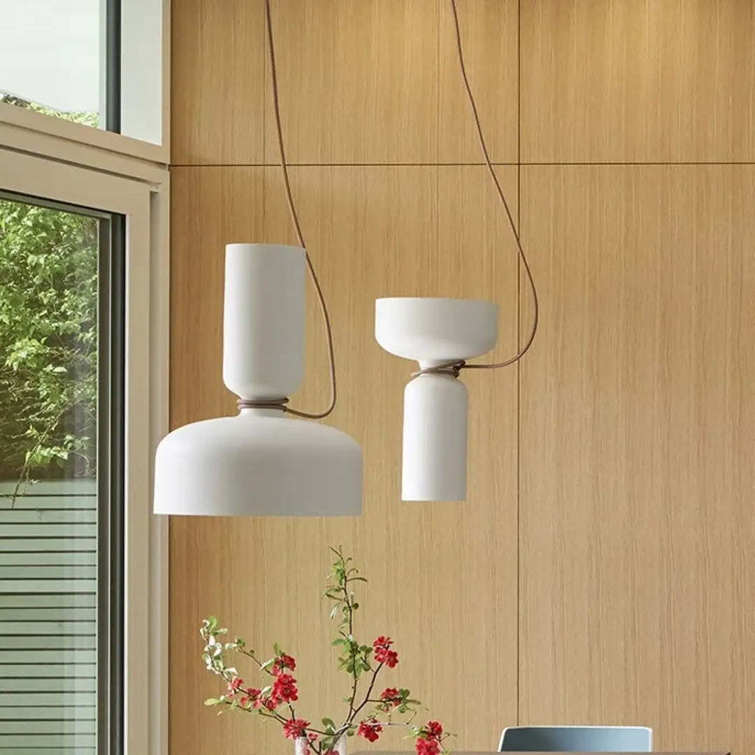 Suspension luminaire minimaliste en métal au style scandinave