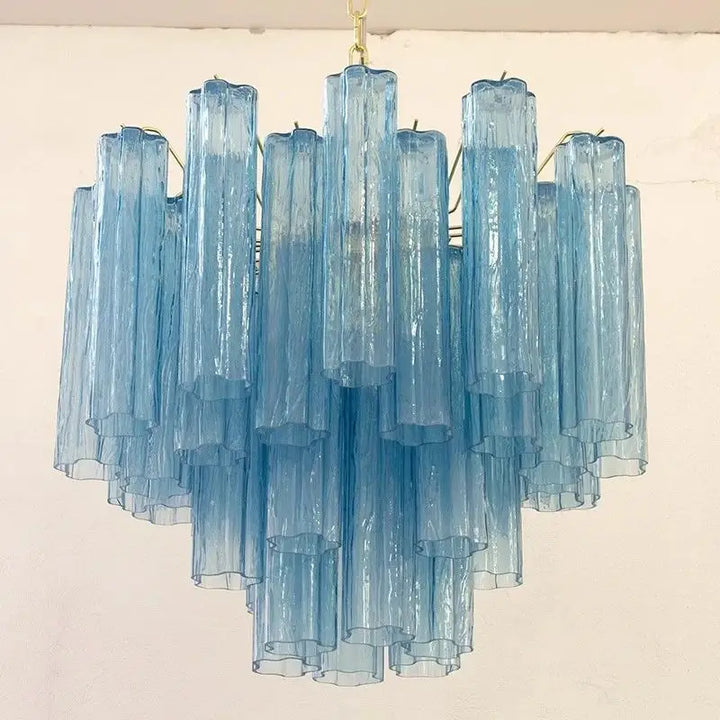 Suspension moderne avec abat‑jour en verre style classique