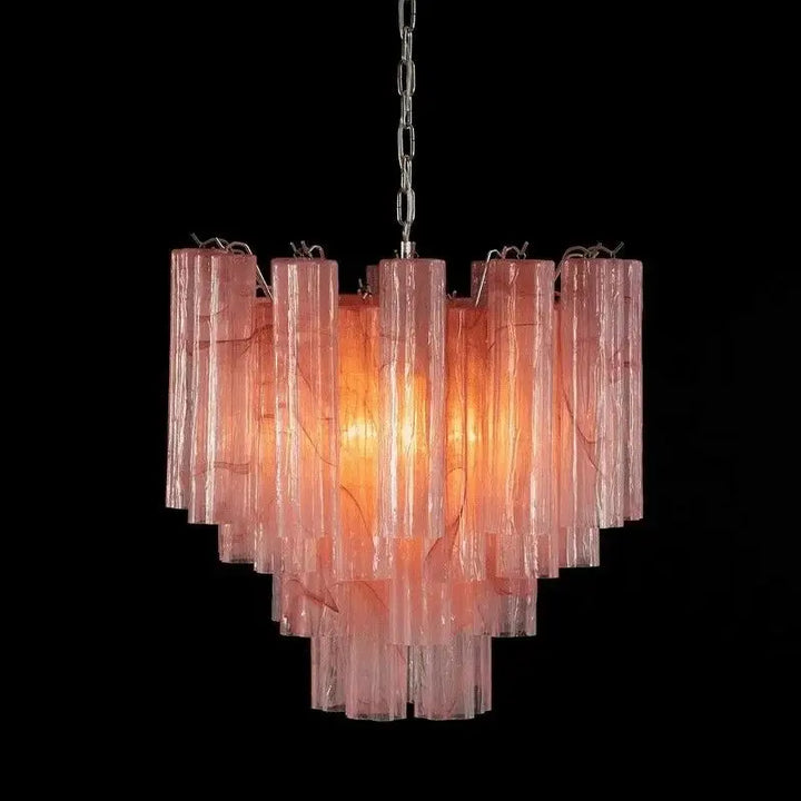 Suspension moderne avec abat‑jour en verre style classique