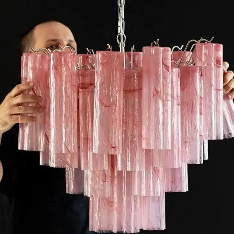 Suspension luminaire moderne avec abat-jour en verre