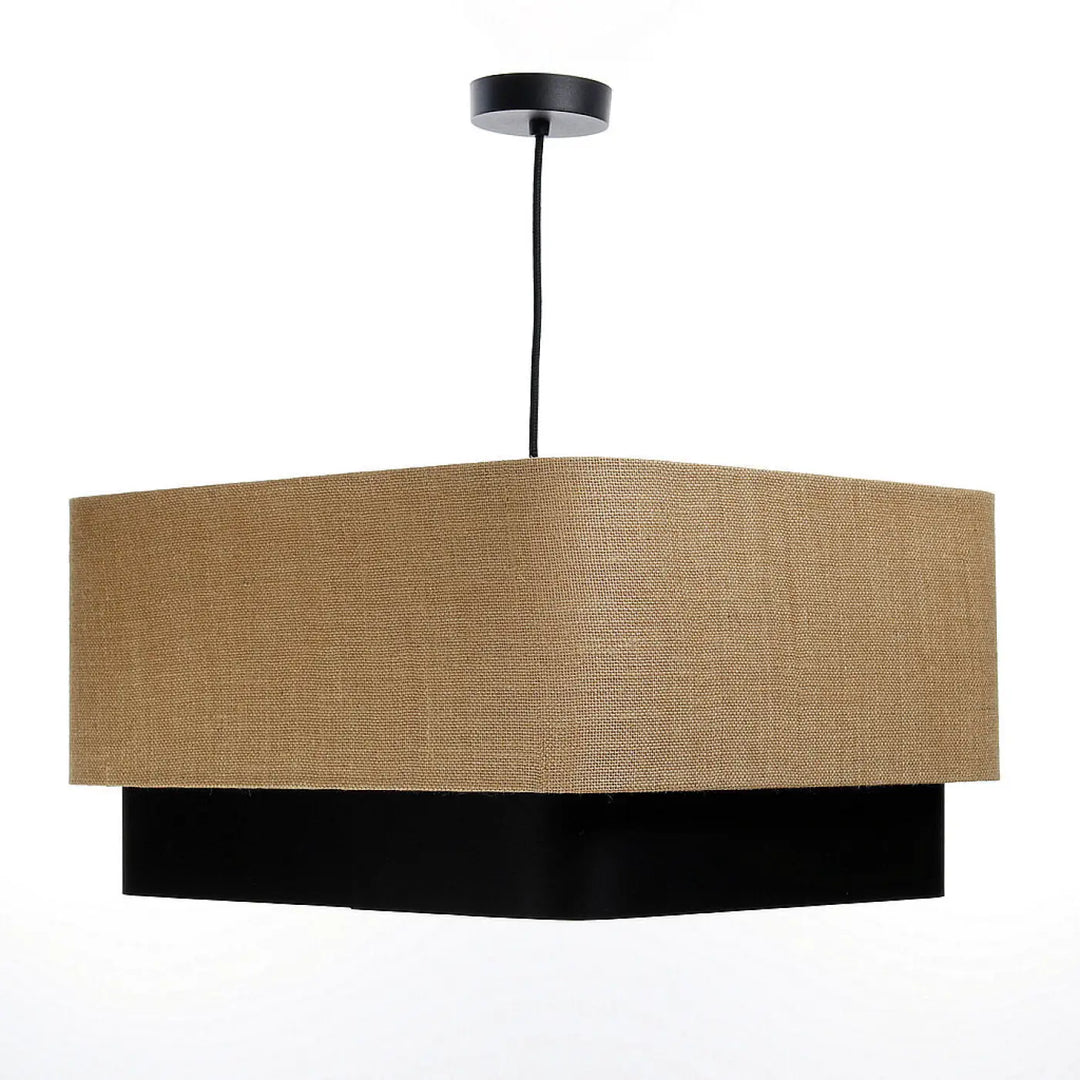 Suspension Luminaire | KWADRO DUO (Beige/Noir)