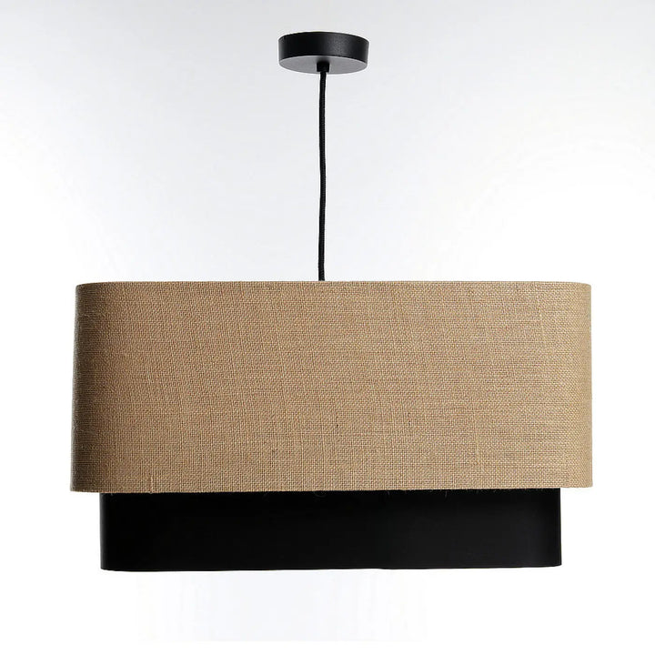 Suspension Luminaire | KWADRO DUO (Beige/Noir)