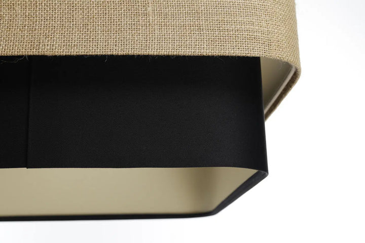 Suspension Luminaire | KWADRO DUO (Beige/Noir)