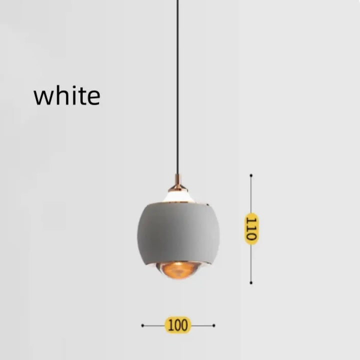 Suspension luminaire moderne boule métal noir et doré chic
