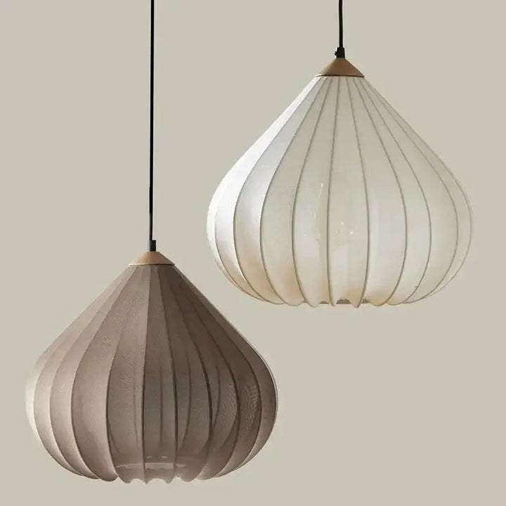 Suspension Luminaire Moderne en Papier Sculpté Design Élégant


