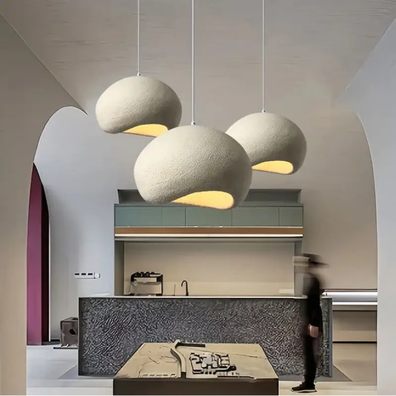 Suspension luminaire moderne en hdps design contemporain