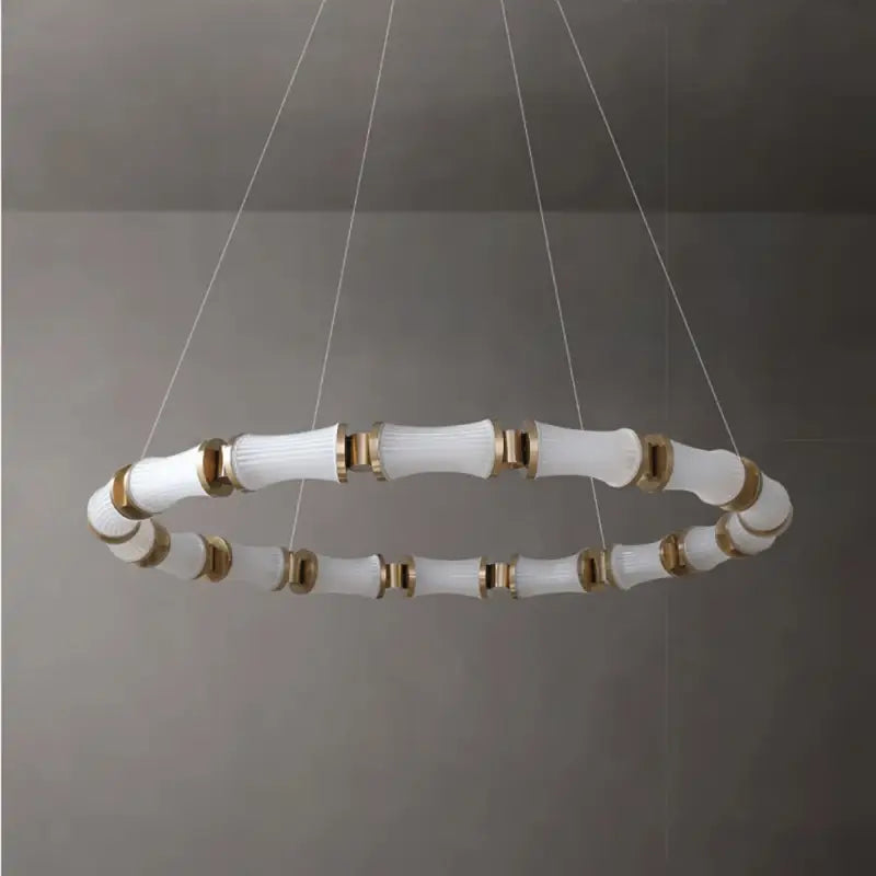 Suspension luminaire moderne led design circulaire style
