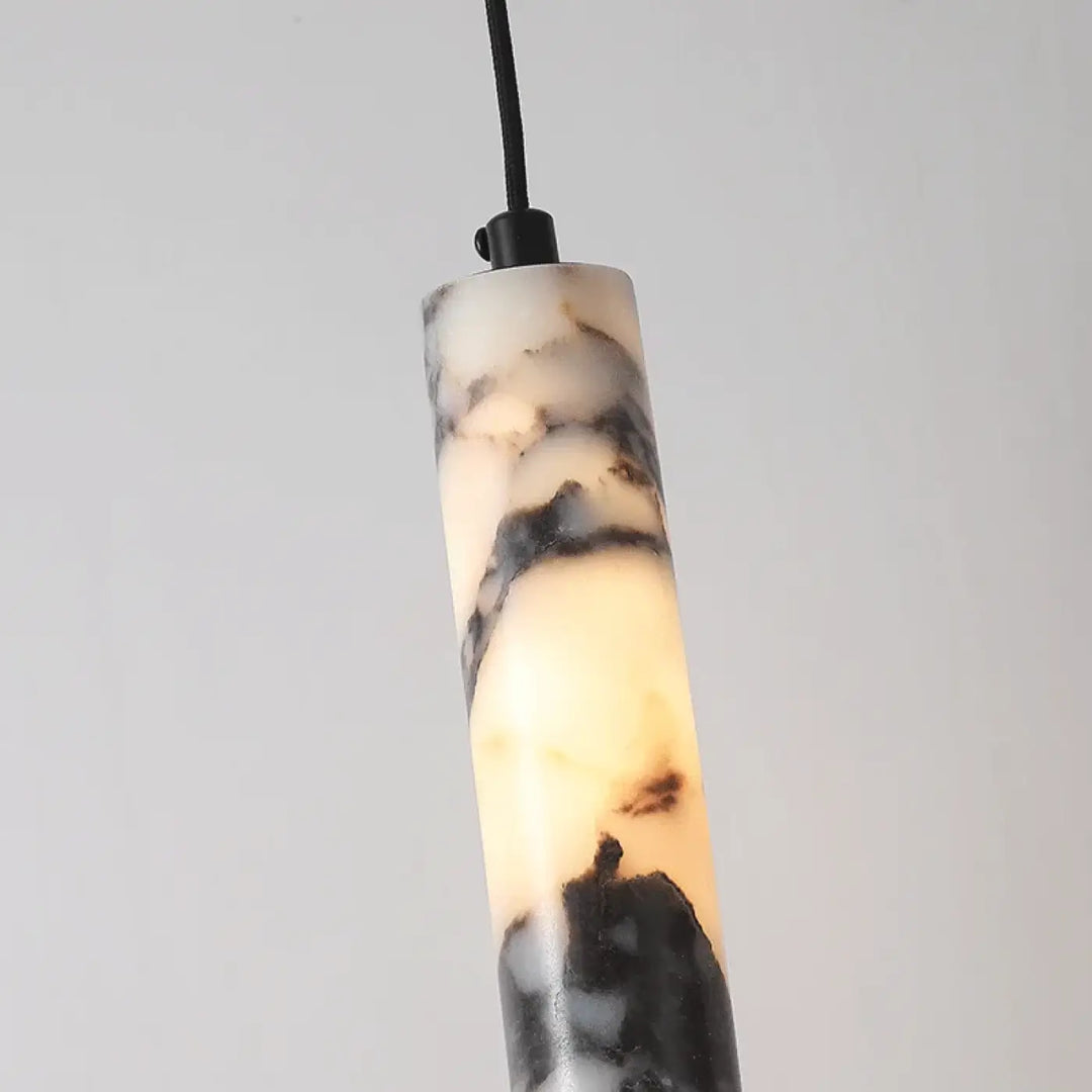 Suspension luminaire moderne en marbre éclatant led raffiné